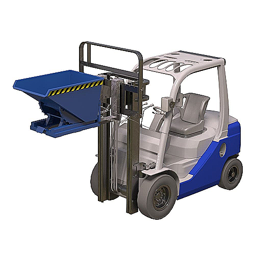 Výklopný kontajner na VZV 1100l – automatický výsypný mechanizmus -40