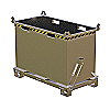 Kontajner s výklopným dnom 750 L (univerzálny, nosnosť 1000 kg)