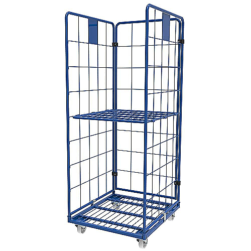 Rollkontajner 3-stenový (790x700x1800 mm) – skladací logistický vozík, nosnosť 550 kg