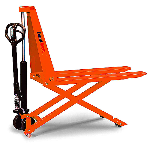 Paletový vozík nožnicový MD-HA10, Dĺžka lyžín 1190 mm 1000 kg h-800 mm