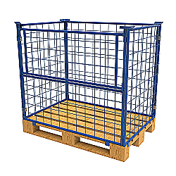 Mriežkový nadstavec na palety H-1000 mm oko 100x100 sklopný a skladací