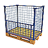 Mriežkový nadstavec na paletu H-100 mm – oko 100x100 mm, skladací