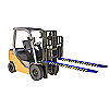 Predlžovač vidlíc L-2000 mm – pre prierez vidlice 100x40 mm