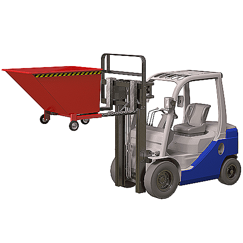 Výklopný kontajner s kolieskami Manual 600 L -41