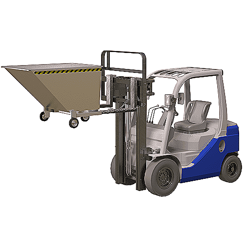 Výklopný kontajner s kolieskami Manual 600 L -39