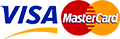 Prijímame platby Visa a MasterCard